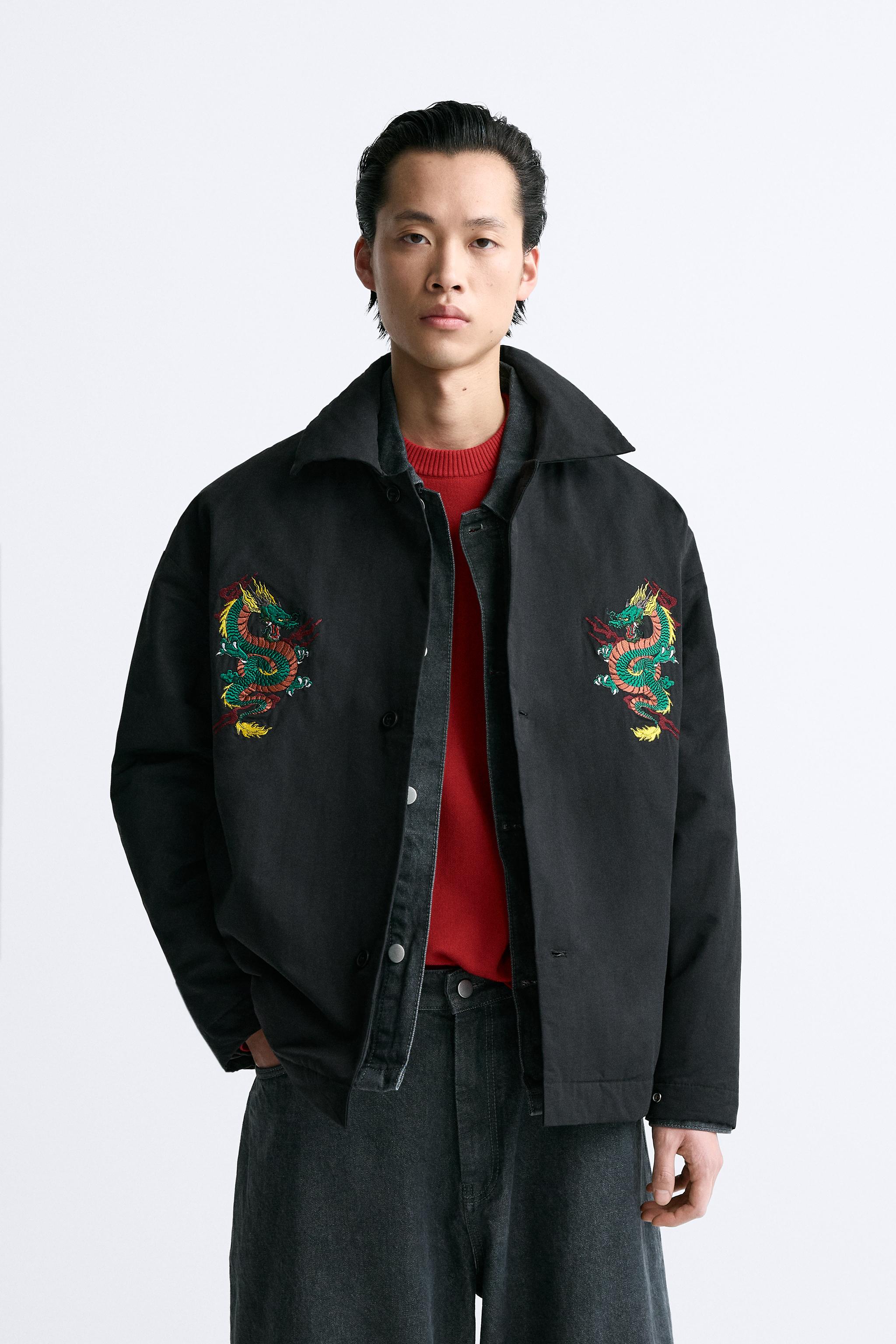 Zara dragon jacket discount